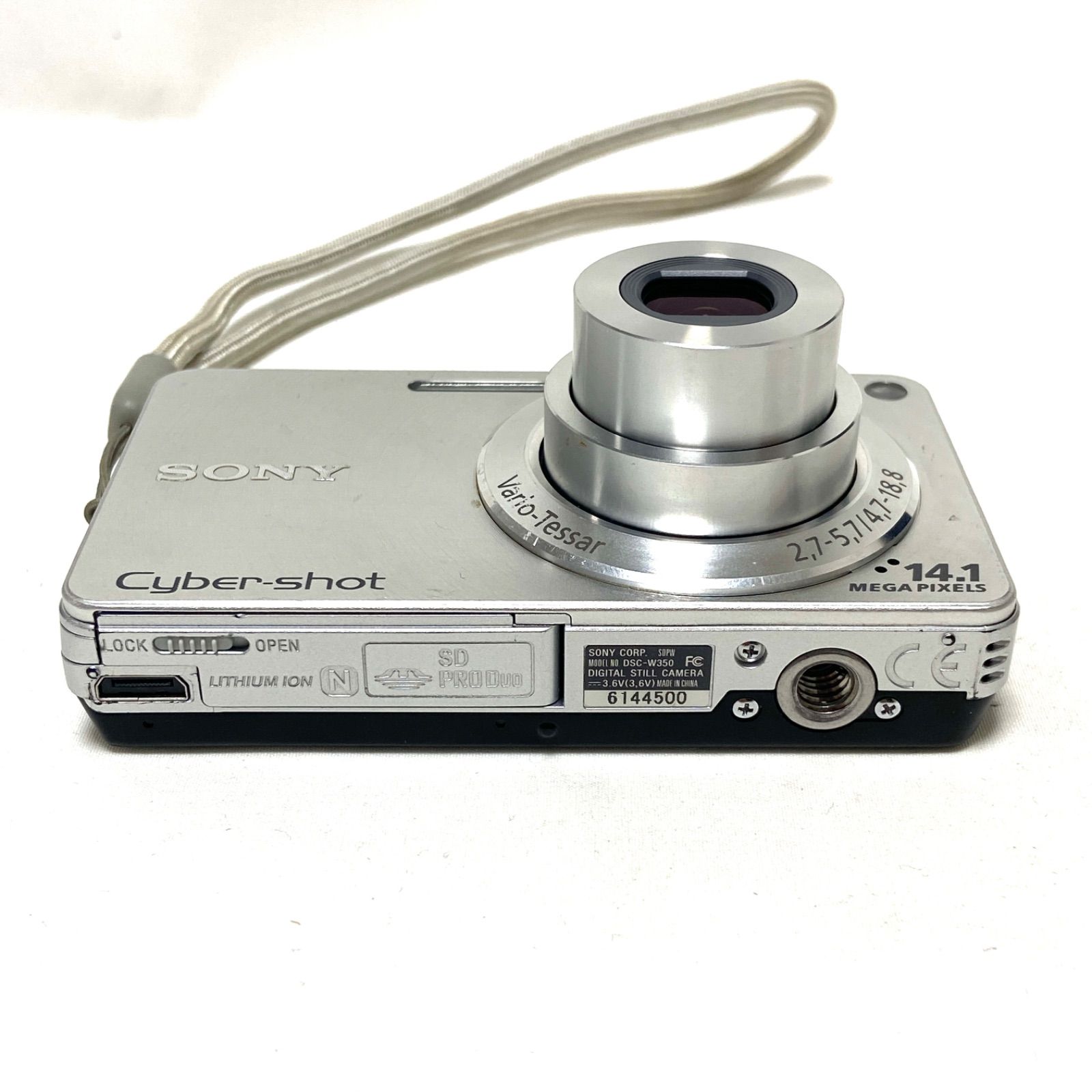 SONY Cyber-shot DSC-W350 シルバー コンパクトデジタルカメラ