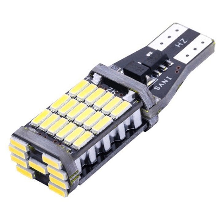 ⛵バックランプ LED バルブ 45SMD T15 T16 ホワイト白色 12V 4014 汎用 車検対応 4個 高輝度 爆光 大光量 長寿命  ウェッジ ポジション 6000K - メルカリ