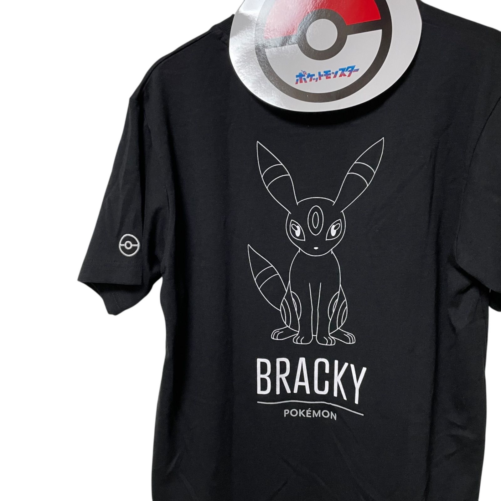 ポケモン ブラッキー 半袖Tシャツ ブラック 黒 - メルカリ