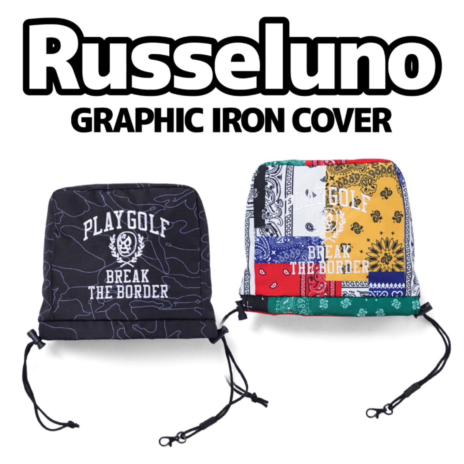 ムータマリン スタンド キャディバッグ 刺繍 エナメル ゴルフ