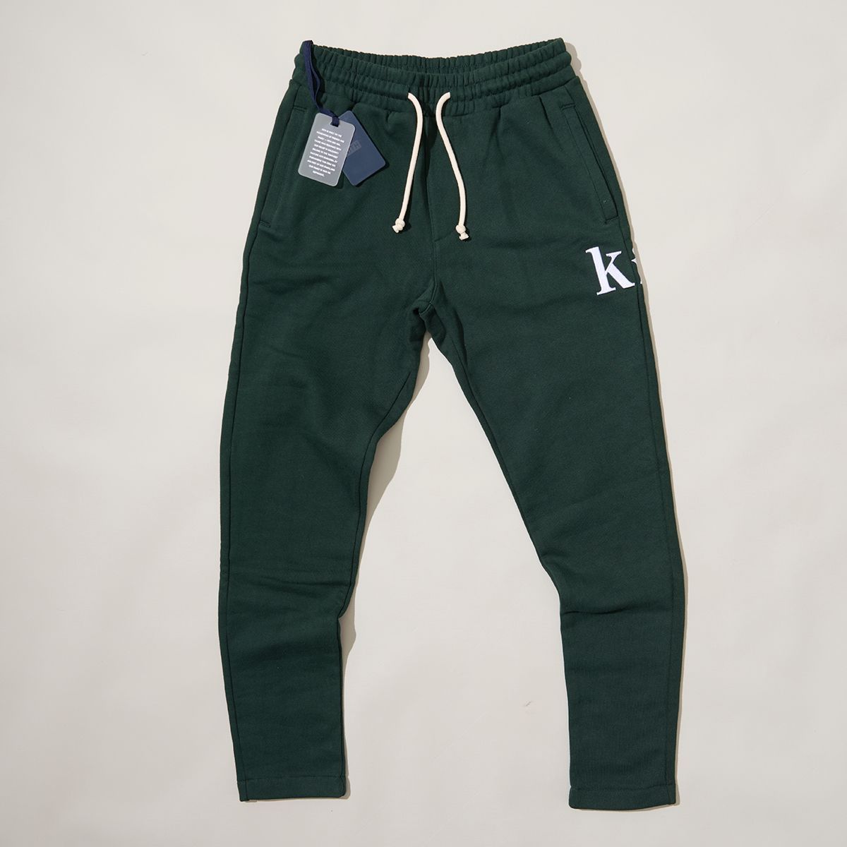 KITH■新品未使用2点セットトレーナー&ズボン4/5(XS)タグ付約110入園 新品未使用】KITH - WILLIAMS SWEAT PANTS / GREEN / XS - LA直営店舗