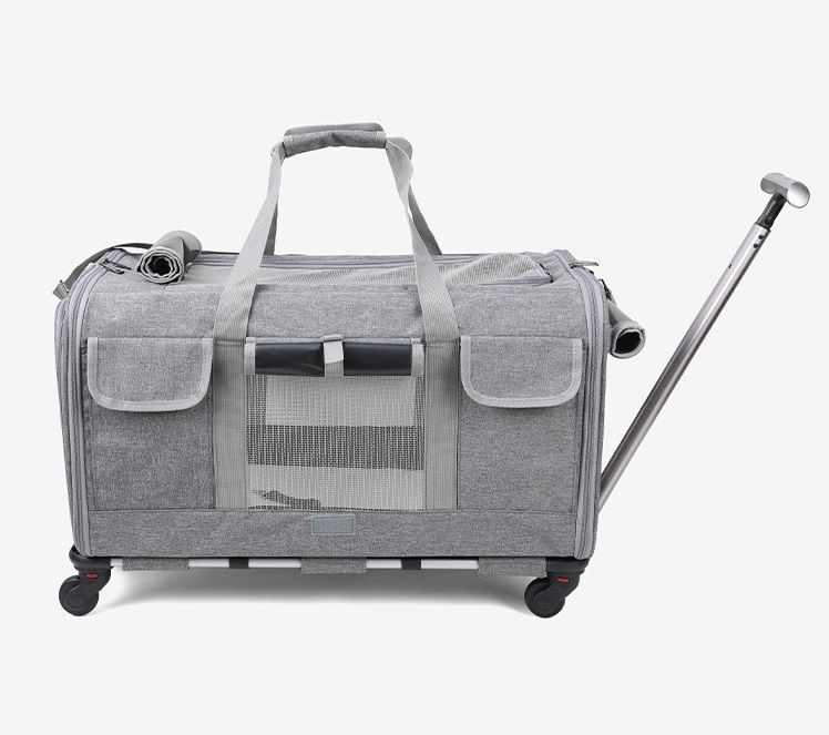 ペットキャリー 犬 猫 小型犬 中型犬 メッシュ キャスター付き キャリーバッグ キャリーカート キャリーケース 動物 旅行 STEELWINDOWSANDDOORS_COM