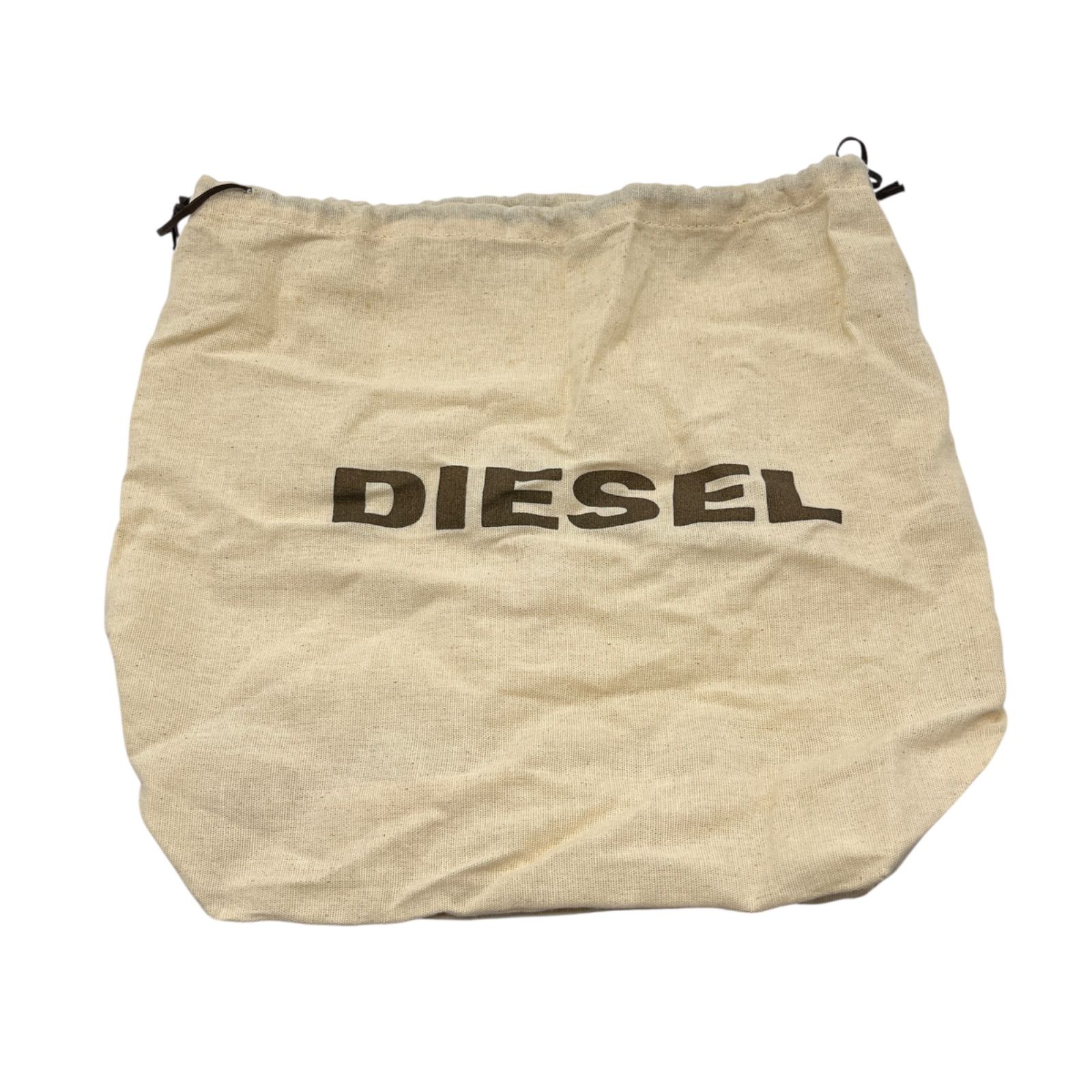 DIESEL ハンドバッグ ターンロック レザー ベージュ y2k 1340