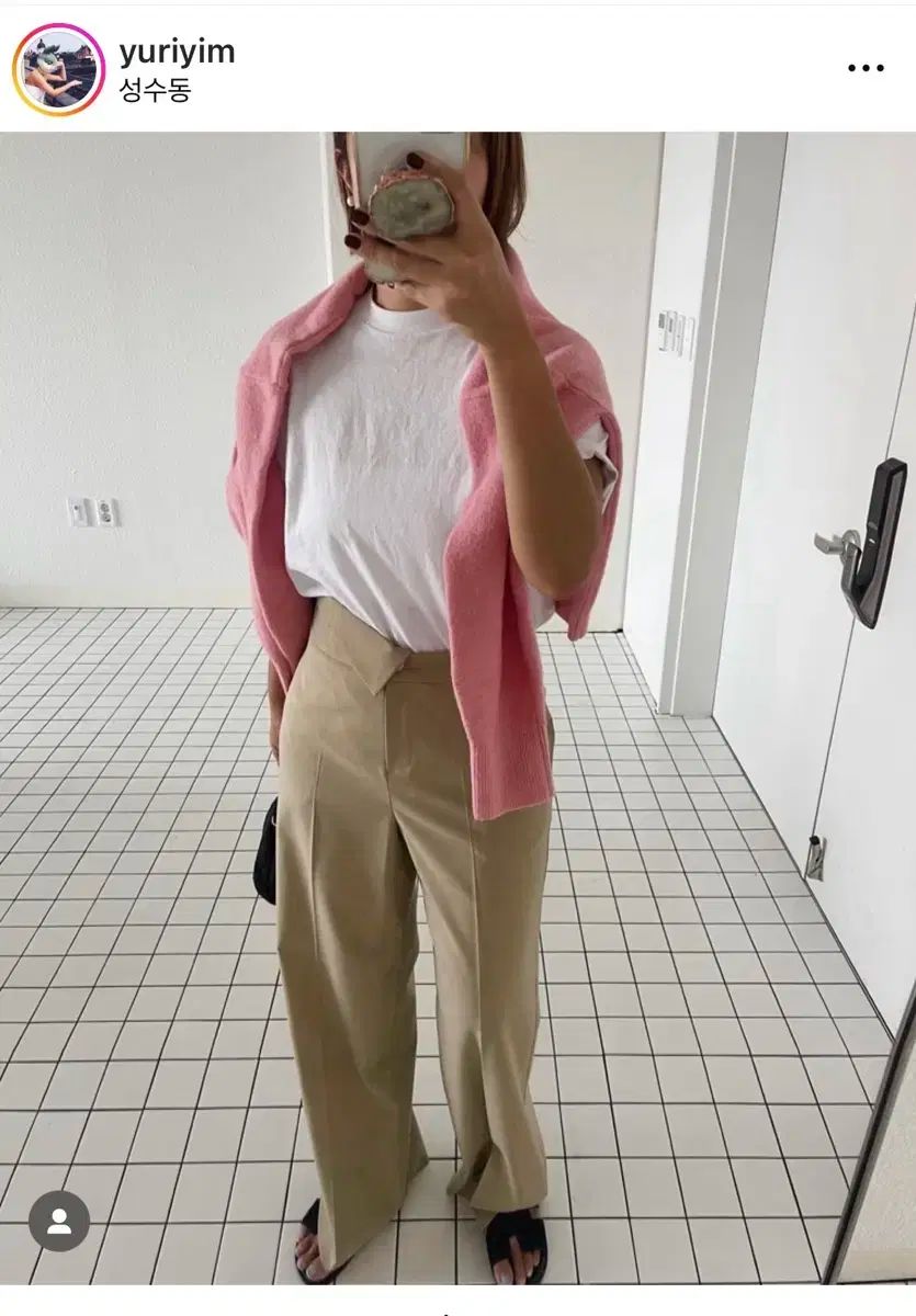 YURIYIM ガラス ワイド パンツ M size DECORATOM_COM_BR