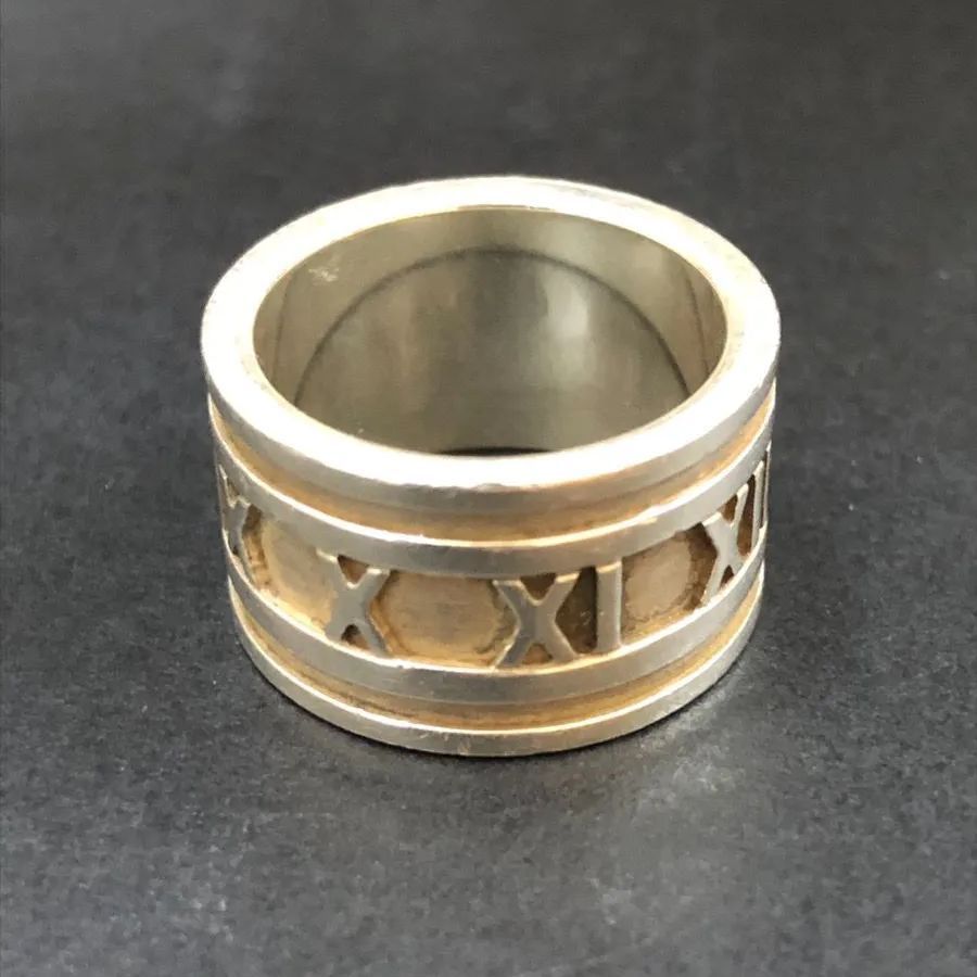 Tiffany＆Co. ティファニー アトラス ワイド リング 925 約11号