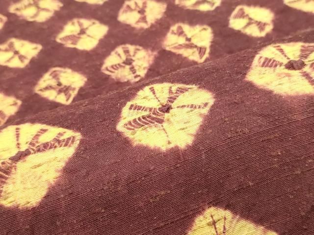 平和屋着物●両面　全通柄袋帯　紬地　雲絞り　正絹　逸品　未使用　DAAY0160ob 平和屋着物○両面 全通柄袋帯 紬地 雲絞り 正絹 逸品 未使用