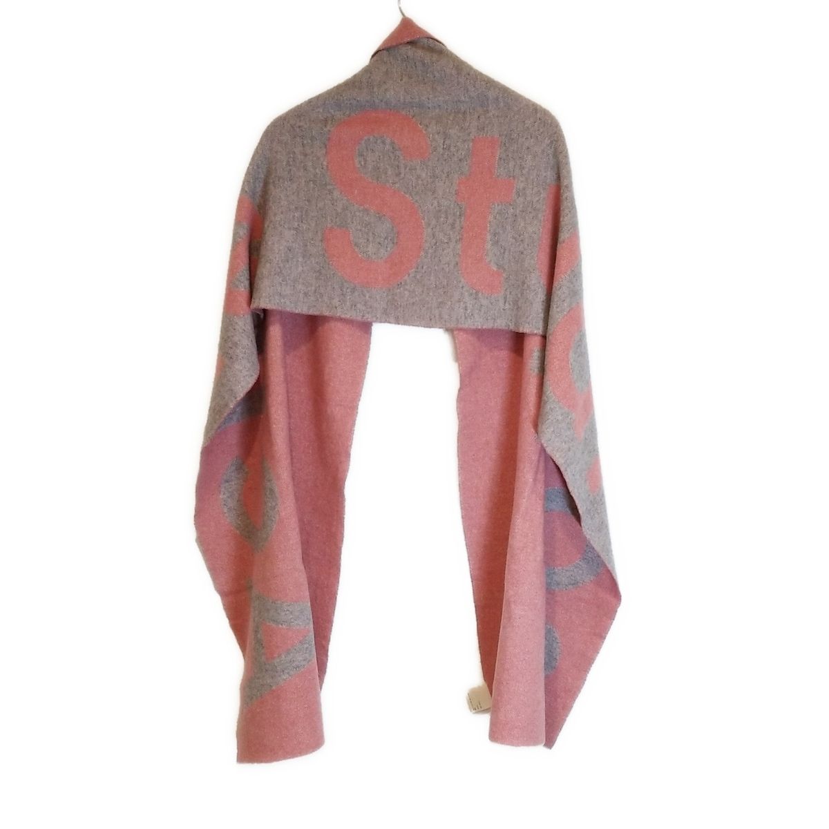 ACNE STUDIOS アクネ ストゥディオズ マフラー - レッド×グレー ウール