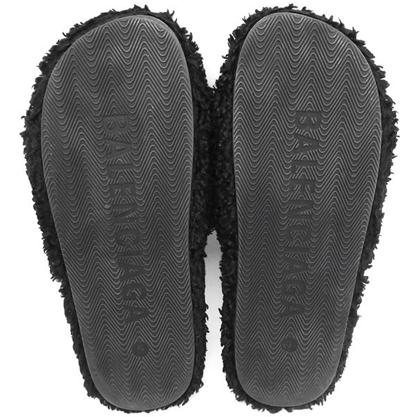 バレンシアガ BALENCIAGA サンダル フェイク シアリング ファー 