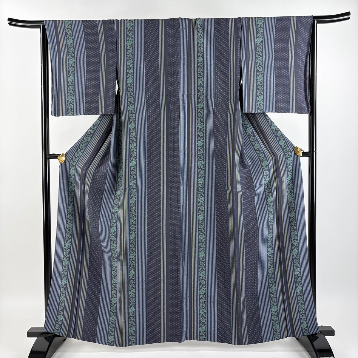 小紋 美品 秀品 165cm 66cm 正絹