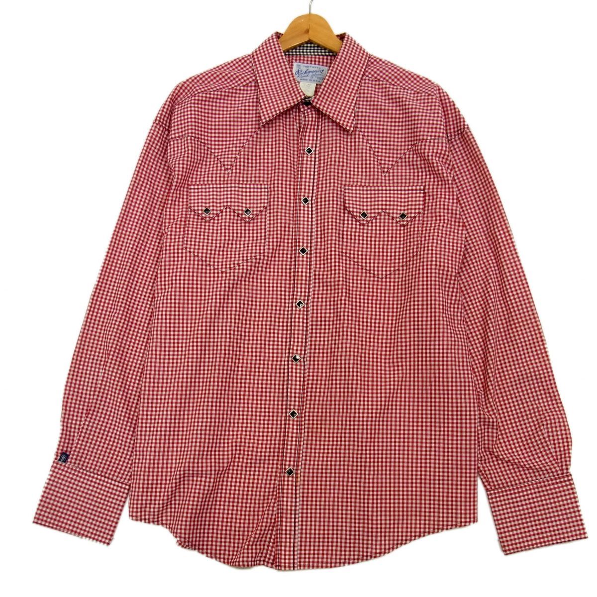 美品 80-90s◇RockMount ウエスタンシャツ チェック柄 ロック