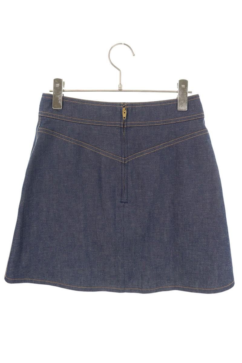 セリーヌ RJ0330842 トラペーズデニムミニスカート レディース 27  