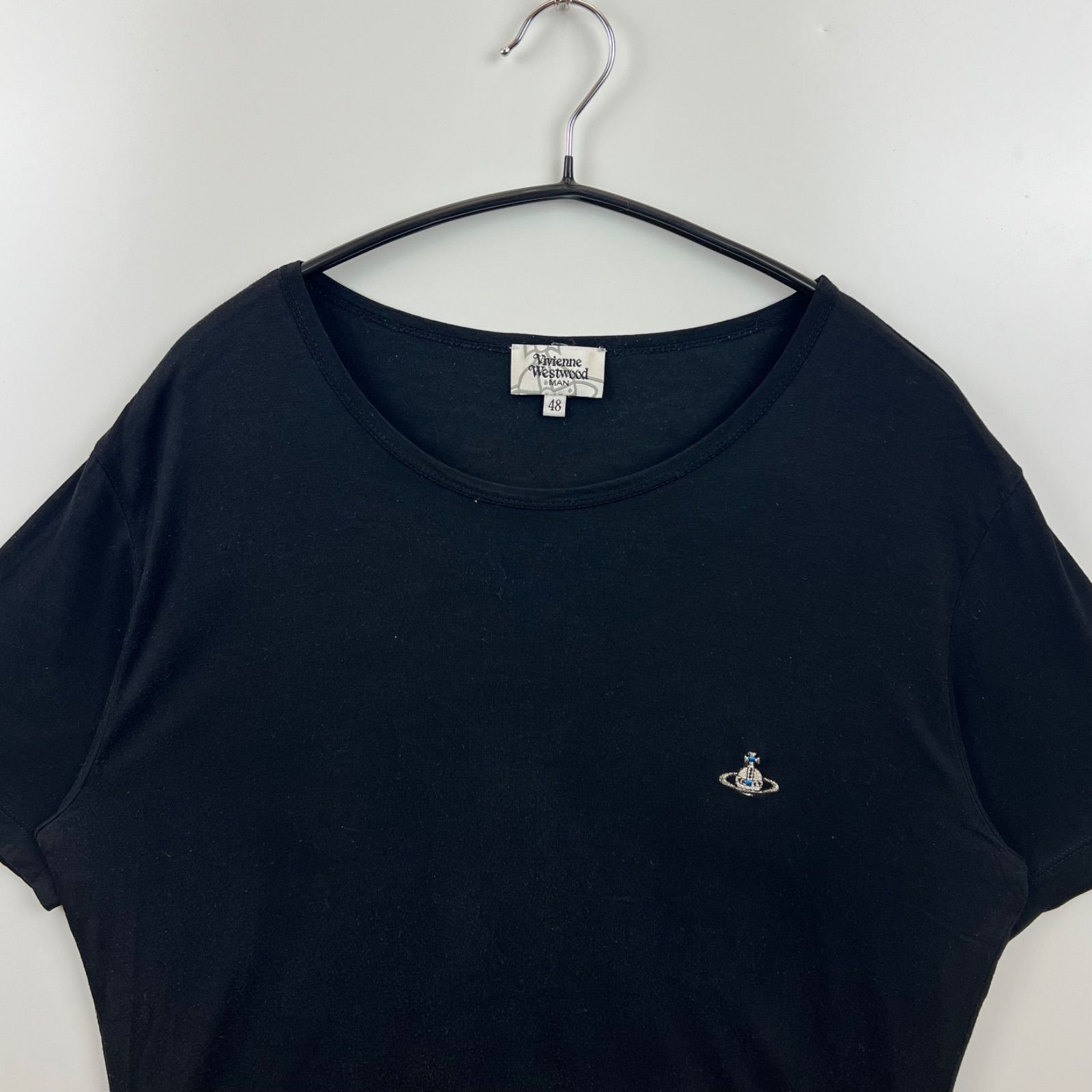 Vivienne Westwood Tシャツ archive パンク y2k Vivienne Westwood archive one point Cneck Tee 48 black