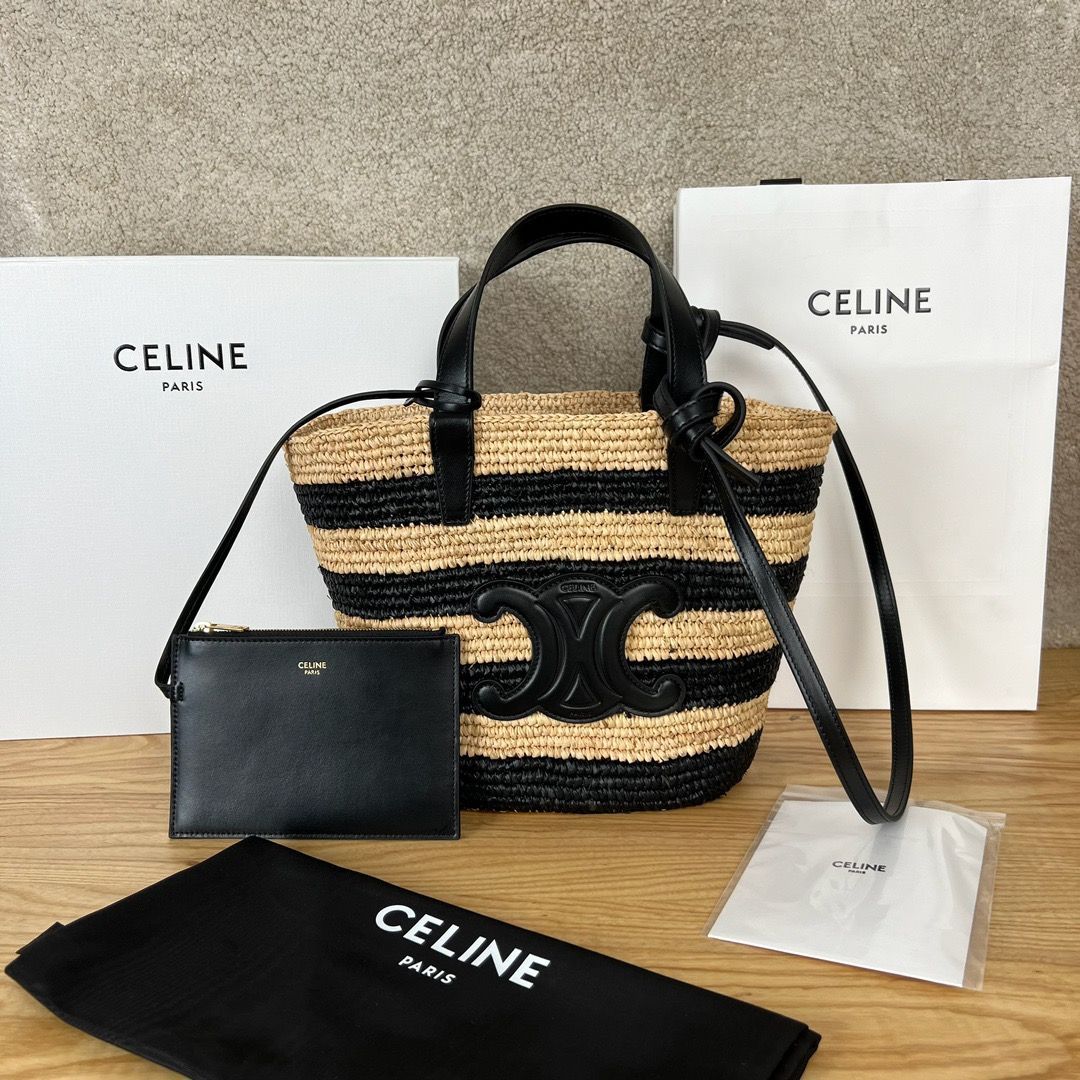 新品未使用 大人気 celine セリーヌ かごバッグ バスケットバッグ  
