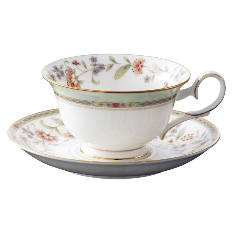Noritake ノリタケ カップ -amp- ソーサー コーヒー ティー 兼用 215cc プリムローズ ボーンチャイナ T50717A|4909
