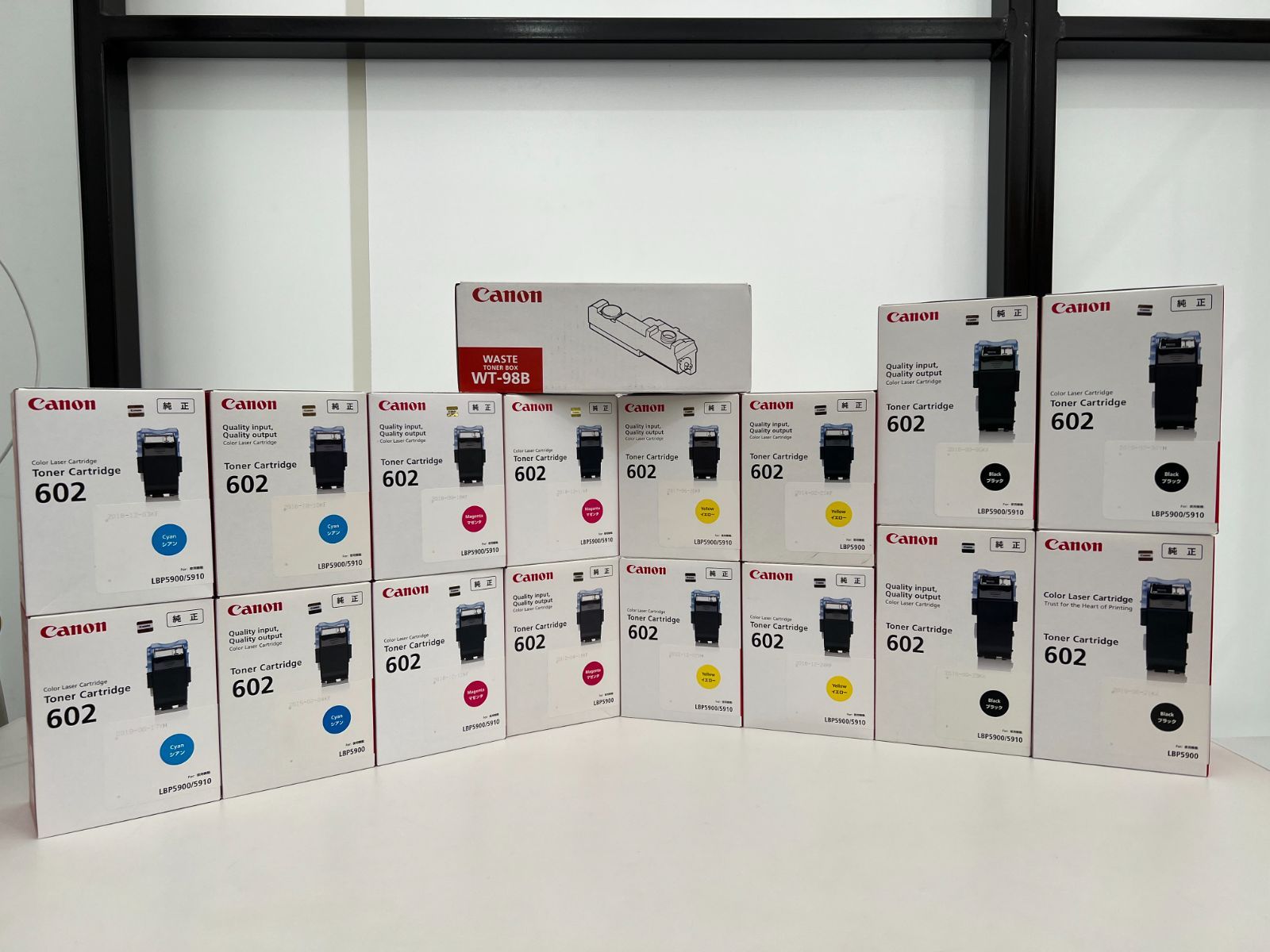 【新品未開封】【まとめ売り】canon純正 LBP5900/5910 用　トナーカートリッジ　602　各色4個