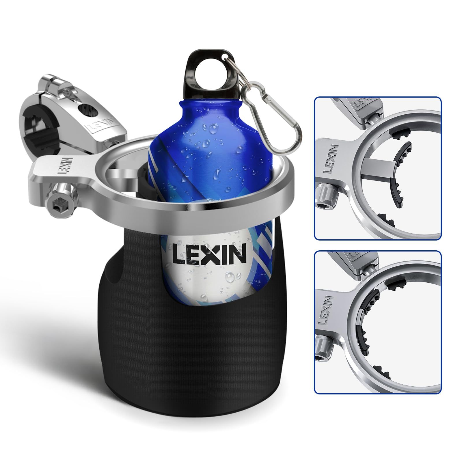 カップホルダー オートバイライディングミラーウォーターボトルカップホルダーユニバーサルカップブラケット 自転車用カップホルダー,ユニバーサル モーターサイクルボトルホルダー,ウォーターワイヤーホルダー,調節可能なドリンクホルダー,アクセサリー - AliExpress ボトルカップホルダー オートバイライディングミラーウォーターボトルカップホルダーユニバーサルカップブラケット