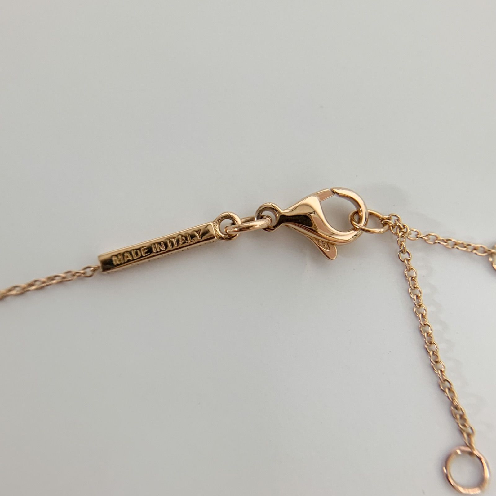 希少アドロネックレスK18（Pink）定価506000円ADORO