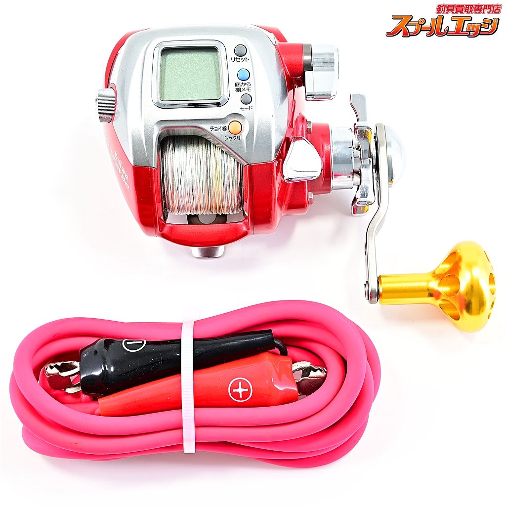 ダイワ シーボーグ 400FBe 使用距離48.5km 使用97時間 アイズファクトリーアルミラウンドノブ装着 DAIWA SEABORG m40346