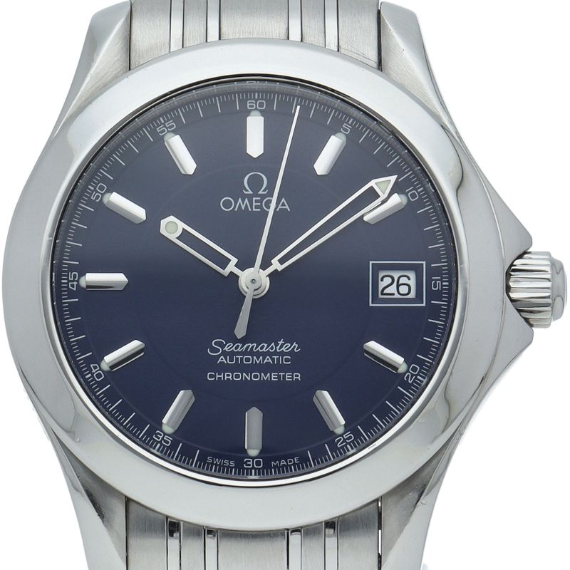 オメガ シーマスター120M オートマチック 36mm ジャックマイヨール2001 世界 4000本 2507.80 SS メ