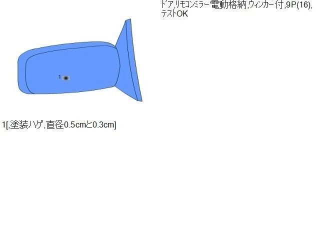 右ドアミラー