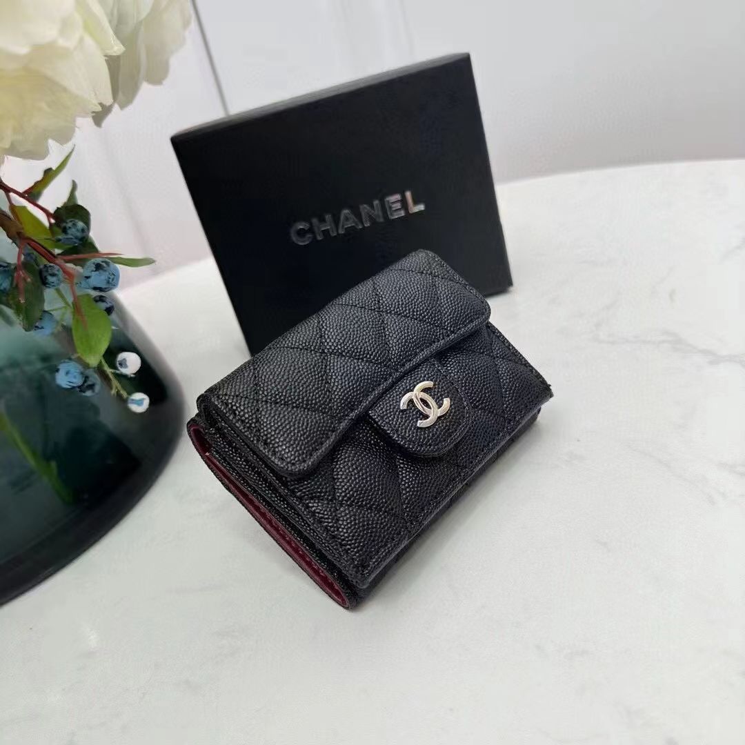 極美✨ CHANEL シャネル 三つ折り財布 折り財布