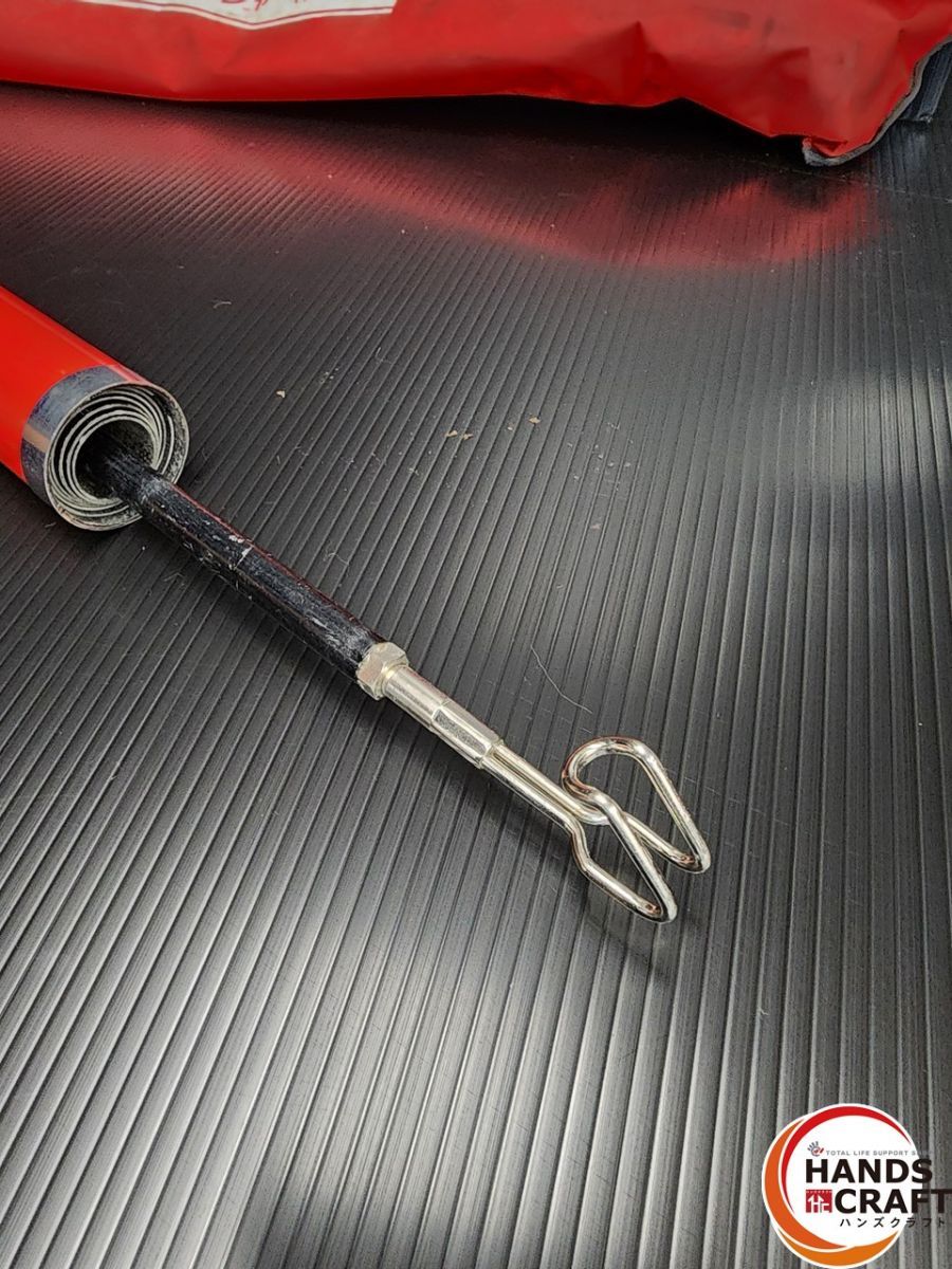 ♭ 品 DENSAN デンサン ブラックフィッシャー レッド DRF-7000 7ｍ ケーブルキャッチャー ハンズクラフト熊本