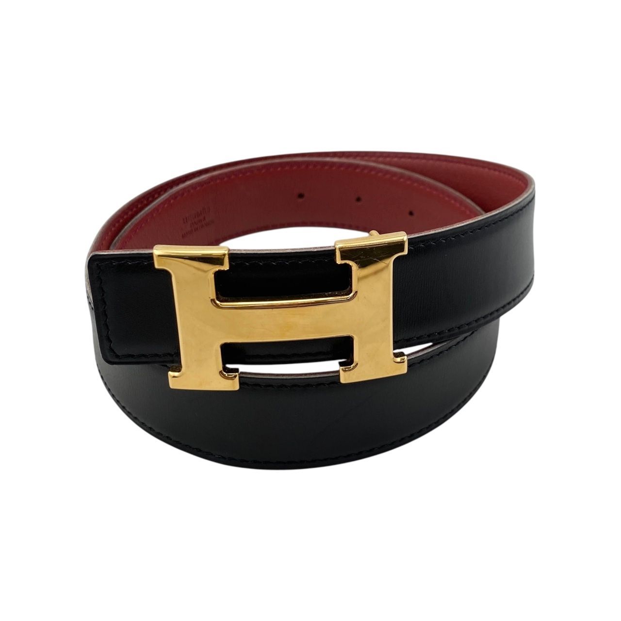 【限定値下中】HERMES コンスタンスリバーシブルベルト 65 ☆EM0815 HERMES コンスタンス リバーシブル レザー ベルト □D