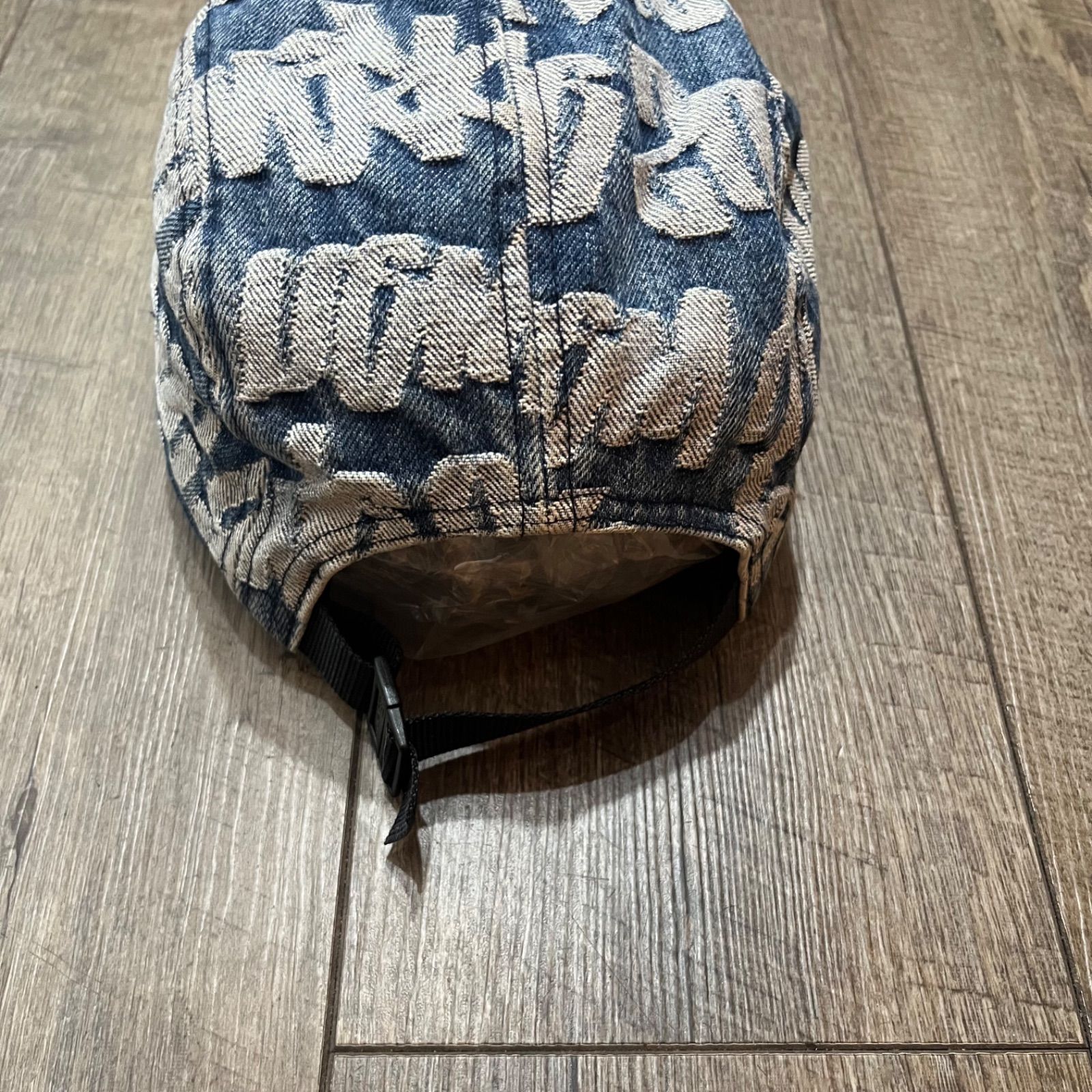 Supreme 22SS Fat Tip Jacquard Denim Camp Cap ファット