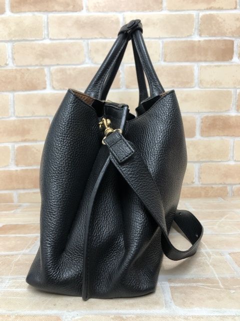 中古】 IACUCCI イアクッチ レザートートバッグ ショルダー 2way