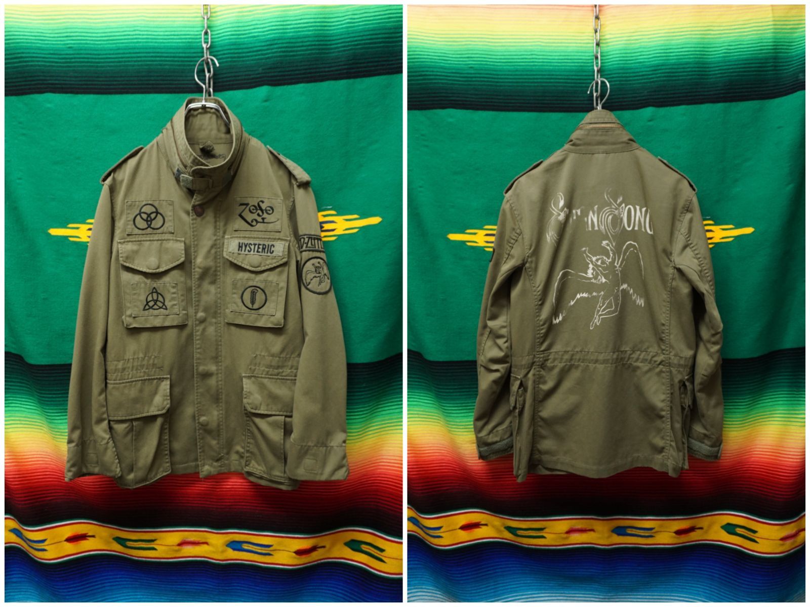 HYSTERIC GLAMOUR × LED ZEPPELIN M-65 フィールドジャケット