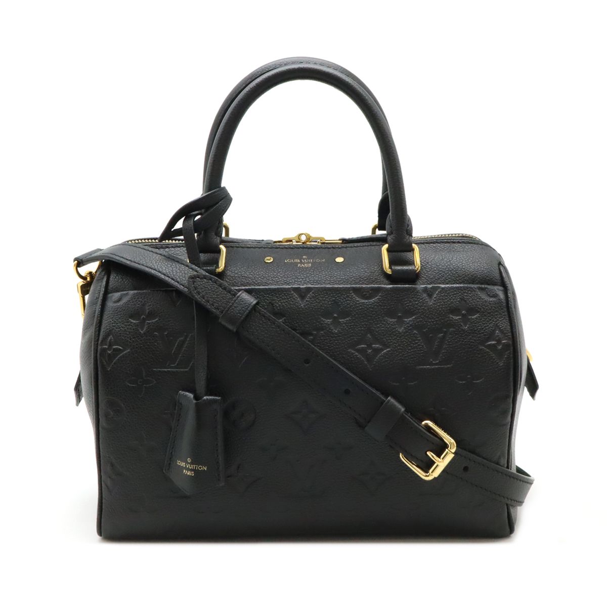 LOUIS VUITTON ルイ ヴィトン モノグラムアンプラント スピーディバンドリエール25 NM ハンドバッグ 2WAY ショルダーバッグ ノワール M42401