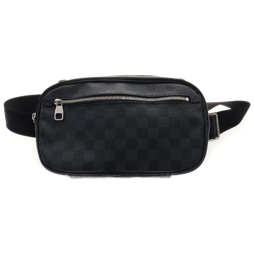 LOUIS VUITTON ルイヴィトン ダミエ グラフィット アンブレール 2wayボディバッグ ウエストバッグ ブラック PVCレザー N41289