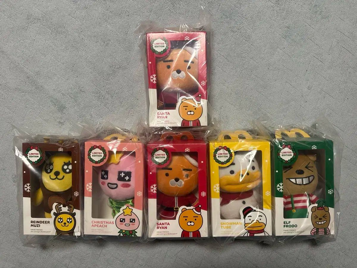 【雷市場（ポンジャン）商品韓国直送】 マクドナルド カカオフレンズドール コンプリート+ライアン