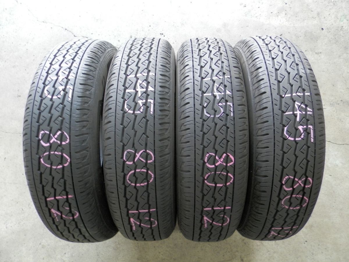 145 80R12 80 78N LT ブリヂストン K370 ラジアルタイヤ 4本SET 製 夏タイヤ 145R12-6PR