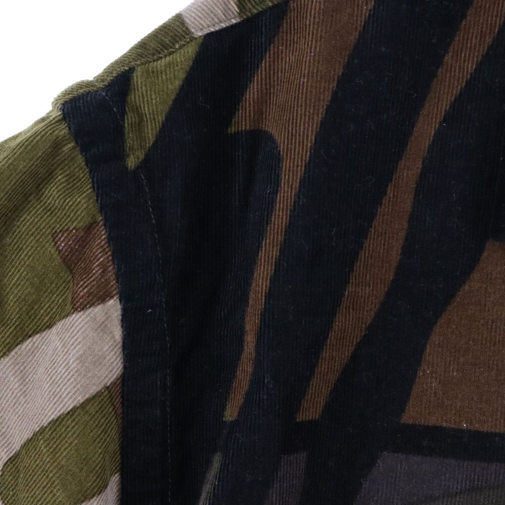 Sacai (サカイ) 21AW×KAWS Short Sleeve Corduroy Shirt 21-02573M 