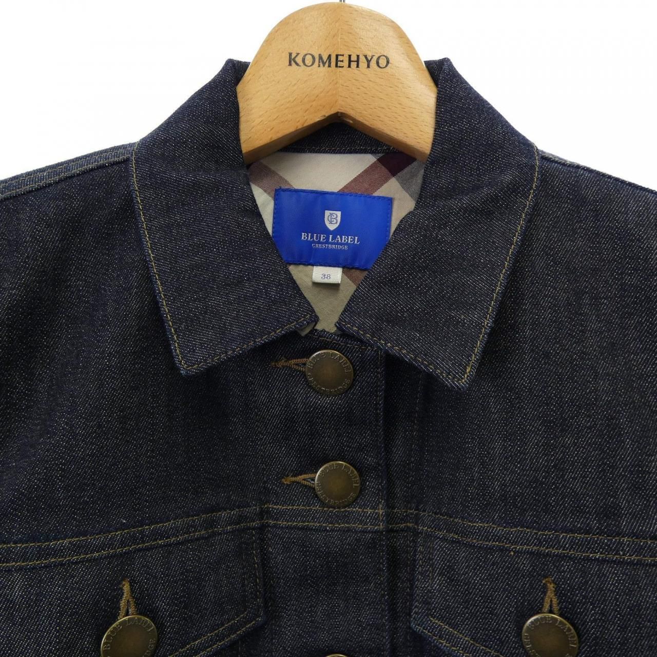 BLUELABEL CRESTBRIDGE【新品未使用タグ付】 デニムジャケット ブルーレーベルクレストブリッジ BLUE LABEL CRESTBRIDGE デニム