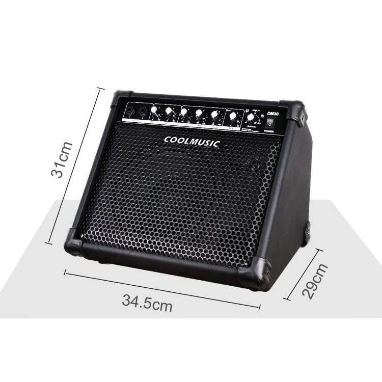 Coolmusic DM30 AMP 30 ワット電子ドラム アンプ キーボード アンプ 
