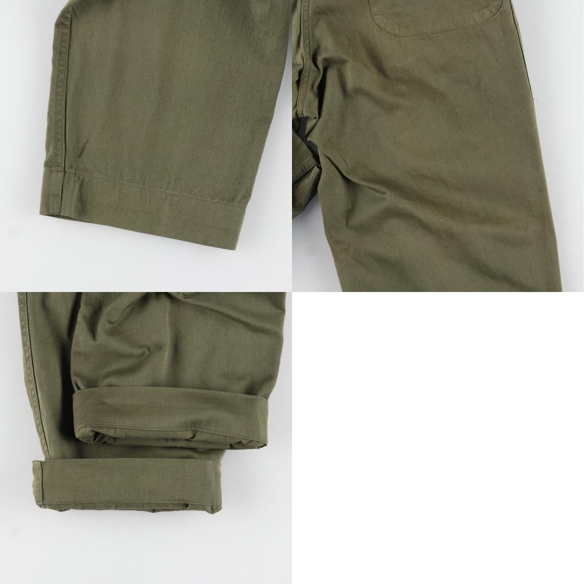 25SS MAATEE&SONS CHINO TROUSER ドゥルン カーキ