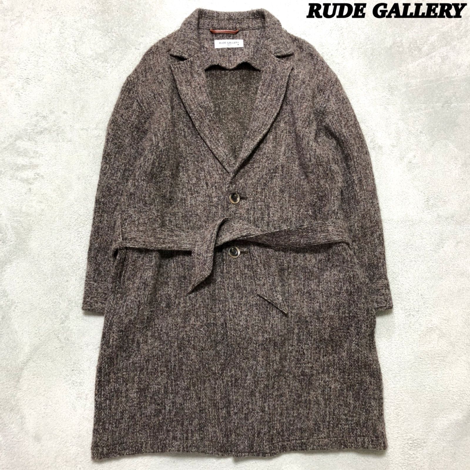 カッコイイ！RUDE GALLERY TOKYO ロングコート　ベルト付　ルード カッコイイ！RUDE GALLERY TOKYO ロングコートベルト付ルード