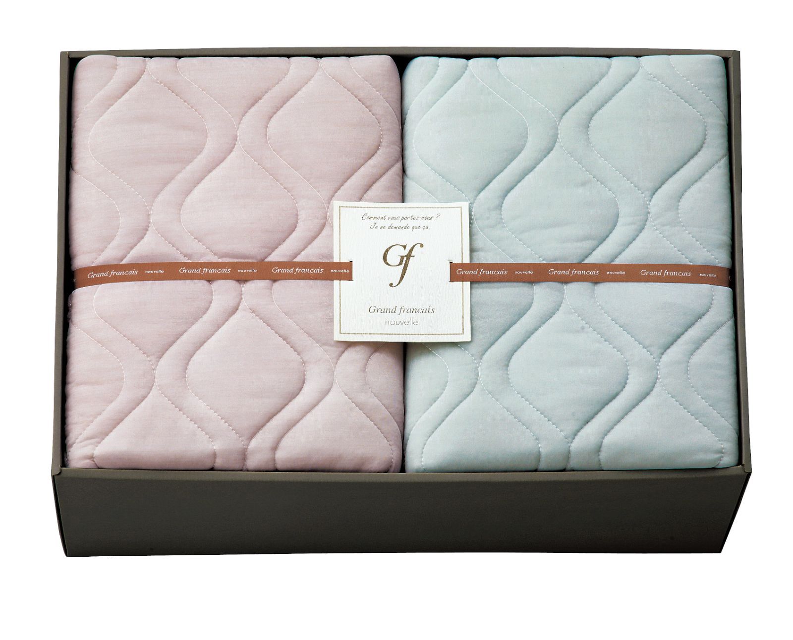 グランフランセヌーベル クール接触冷感敷パッド2枚セット