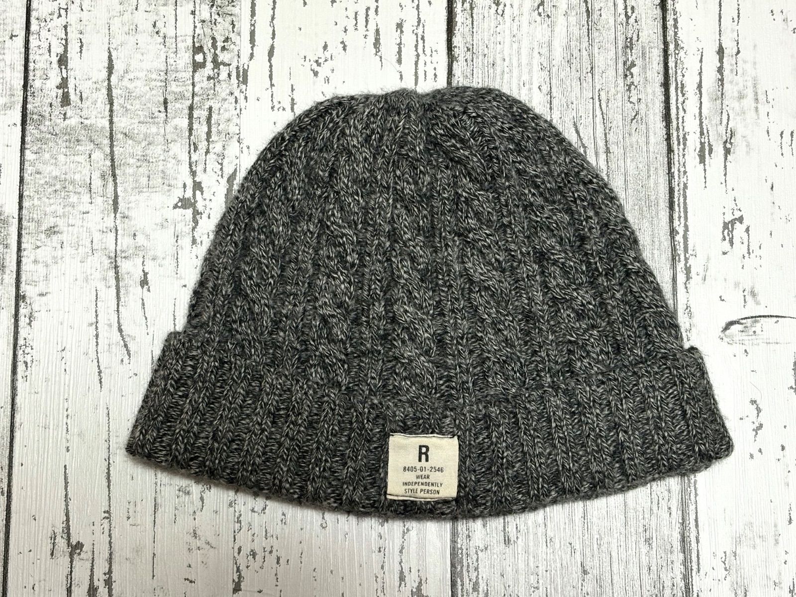 ROTTWEILER ロットワイラー ビーニー ニット キャップ シルバー&グレー