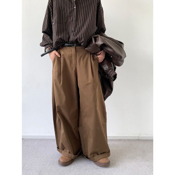 シェフパンツ イージーパンツ ゆったり リラックスパンツ メンズ ユニセックス ワイドパンツ ボトムス 長ズボン 大きいサイズ 春 夏 秋 BfrV293