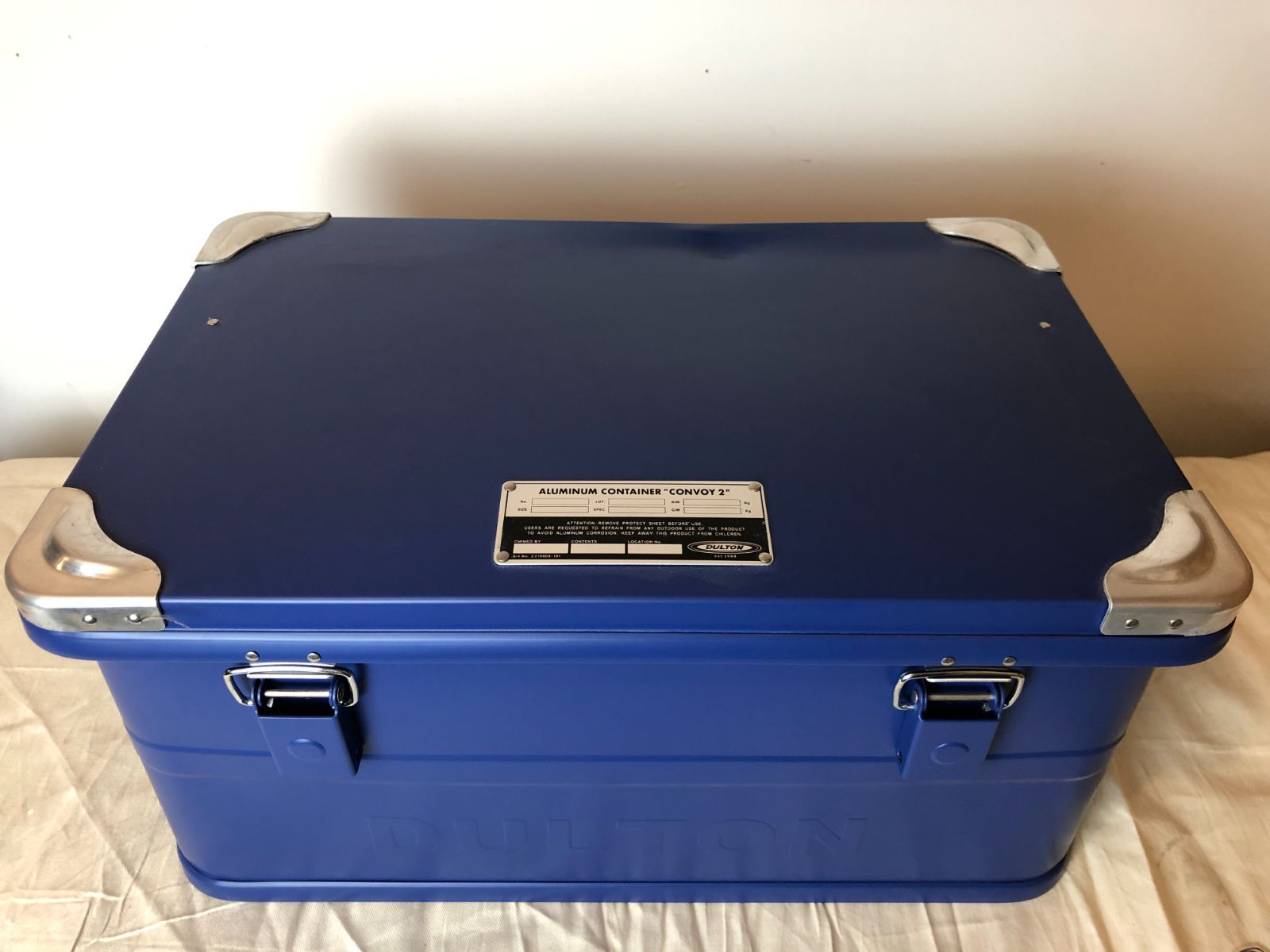 ②DALON ダルトン アルミコンテナ H21-0352M/NB 豊富な，正規品 限定色！アルミコンテナM ダルトン ネイビー 品番H21-0352M
