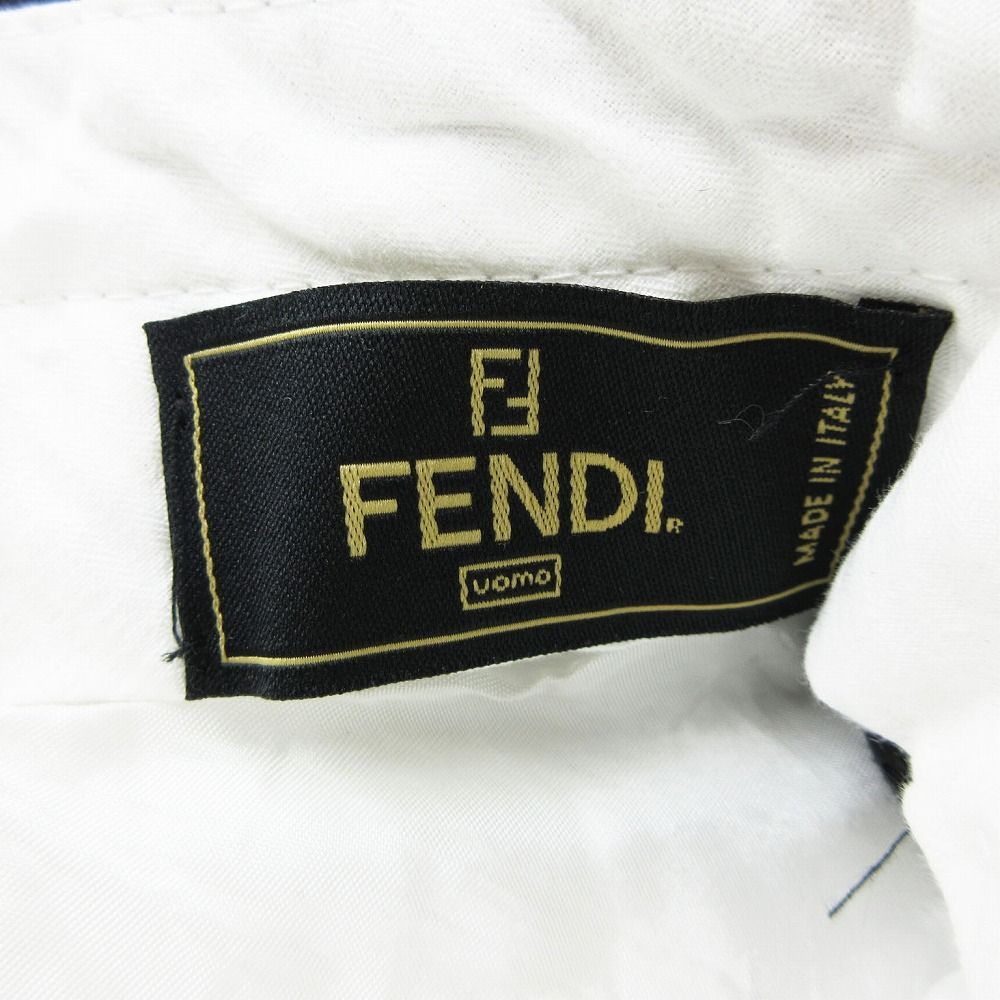 【最終価格】FENDI ビンテージ　フェンディ　正規品　パンツ FENDI（フェンディ）デニムパンツ 白 サイズ:34(XL位) メンズ