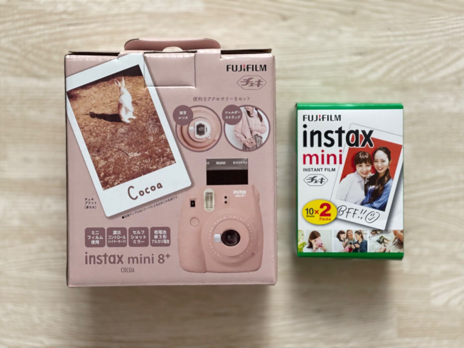 FUJI FILM INSTAX COCOA MINI チェキ 8