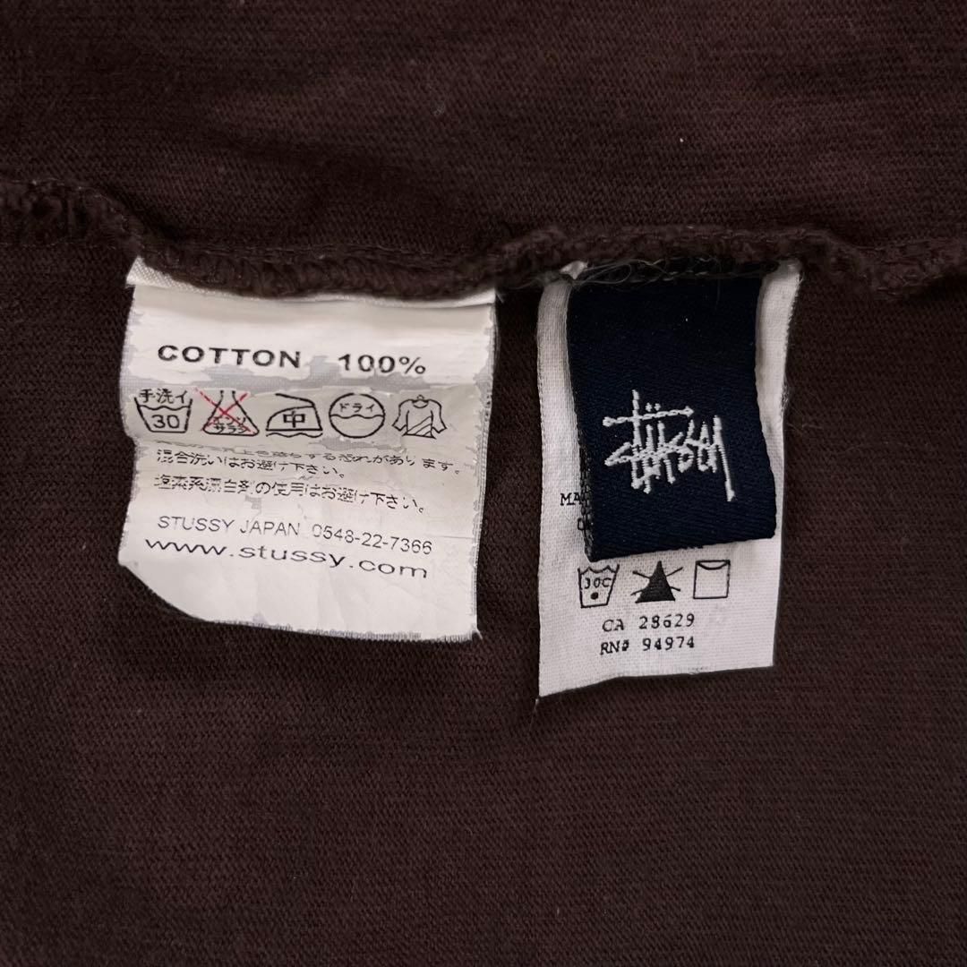 OLD STUSSY 紺タグ 90s ステューシー ロンT 7分袖 Tシャツ M - メルカリ