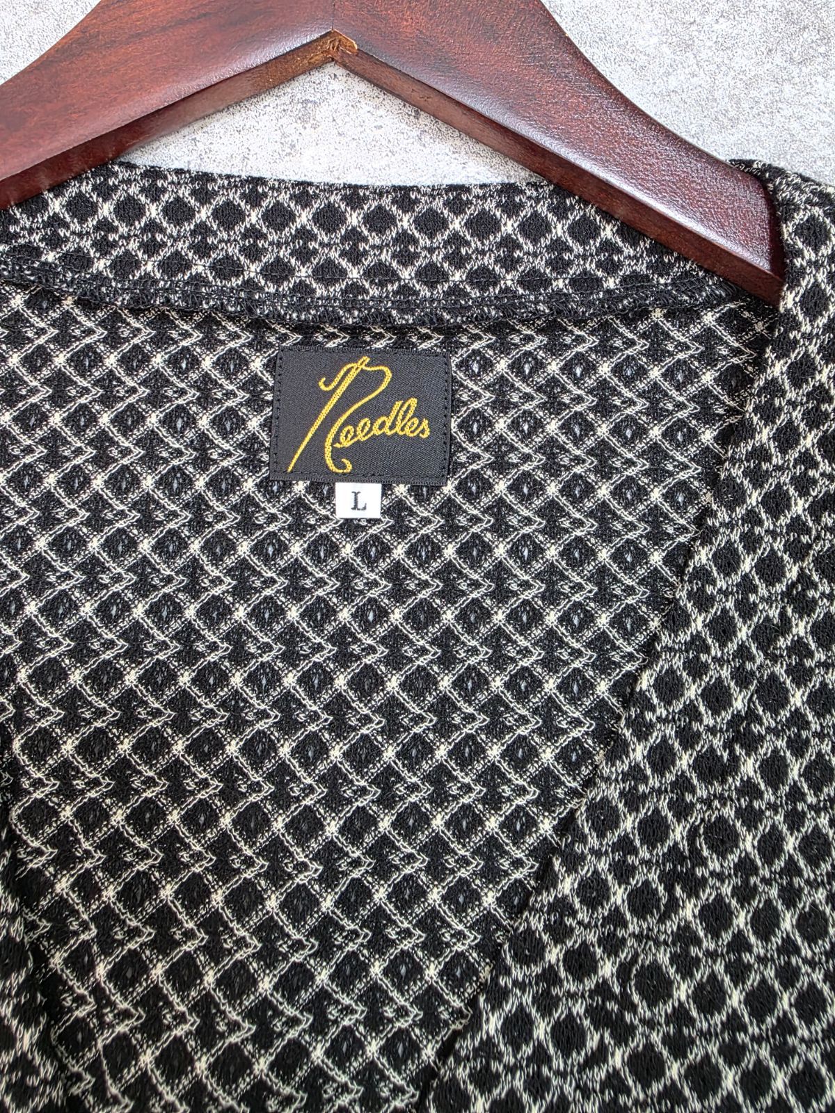 新品 NEEDLES 25SS Cardigan メッシュ レース カーディガン ☆ NEEDLES(ニードルス) 25SS Cardigan メッシュ レース Vネック