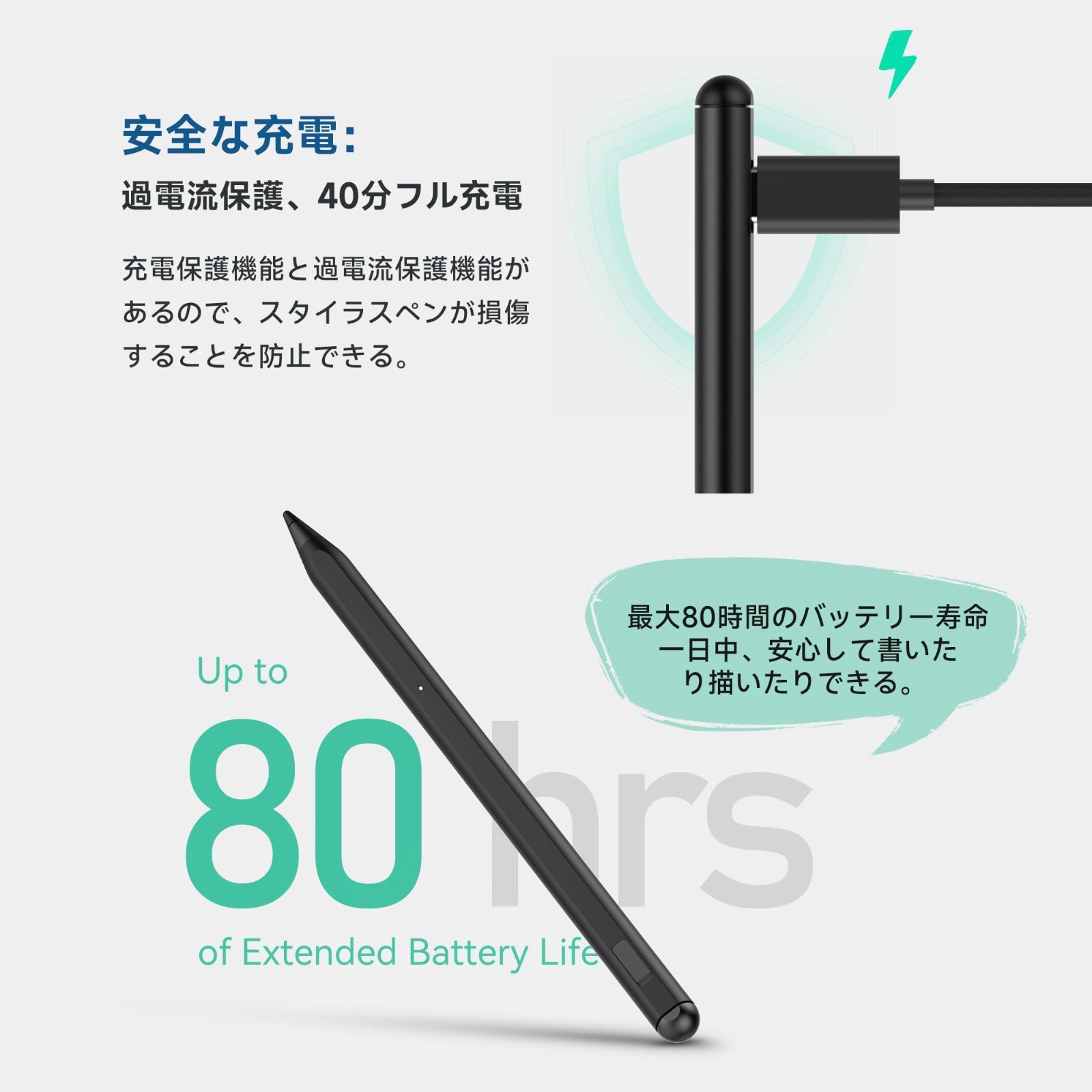 4096段階筆圧感度