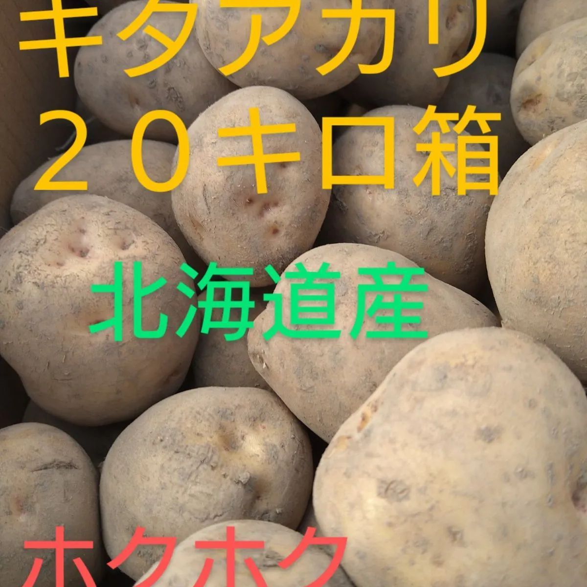 北海道産キタアカリ２０キロ未満箱 - メルカリ