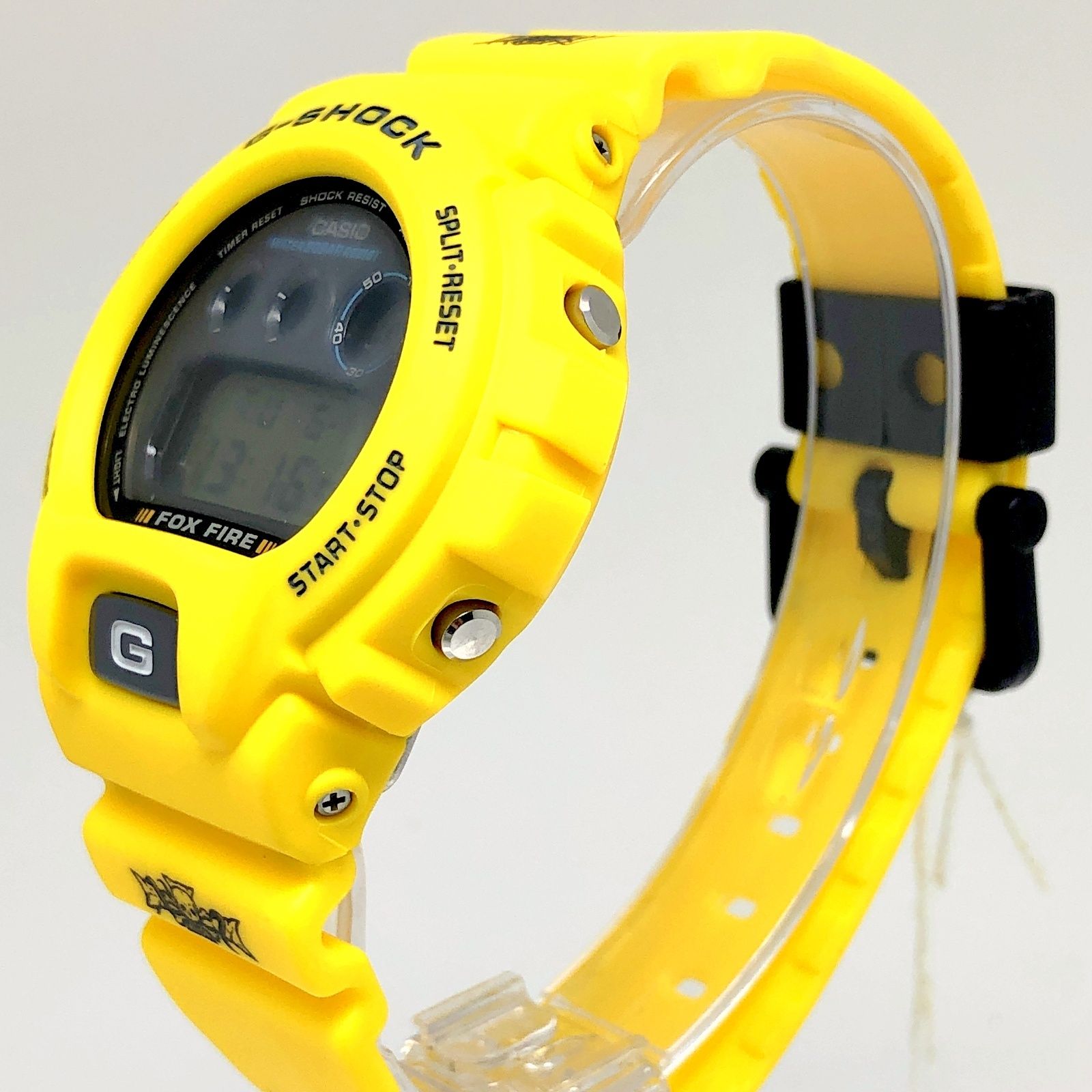G-SHOCK DW-6900 FOX FIRE スラッシャーイエロー 美品】G-SHOCK DW6900